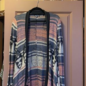 Fun cardigan sweater.